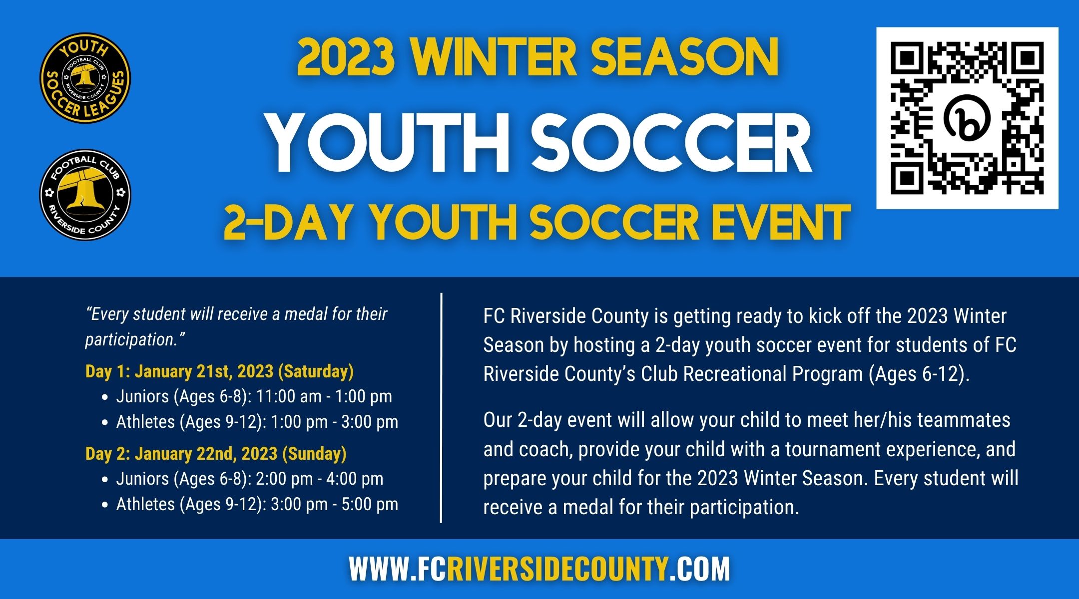 Corona Youth Soccer 2Day Youth Soccer Event FC Riverside County